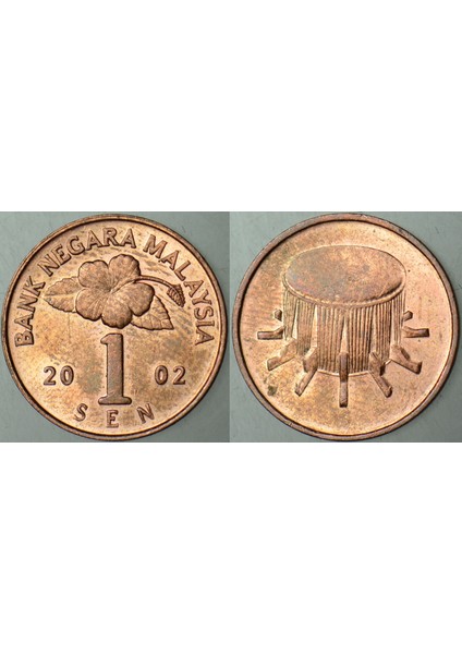 Malezya 1 Sen 2002 Çilaltı+ Kondisyon