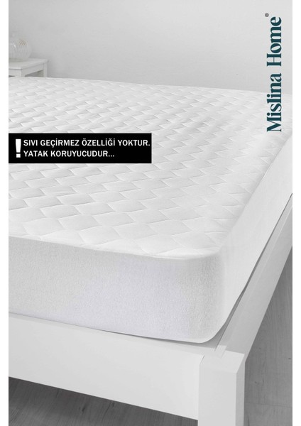 Eko Kapitone Çift Kişilik Yatak Koruyucu, Beyaz, 150X200, Fitted modelleri