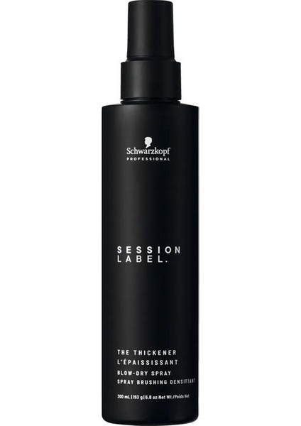 Schwarzkopf Session Label The Thickener Hacimlendirici Fön Spreyi 200ML