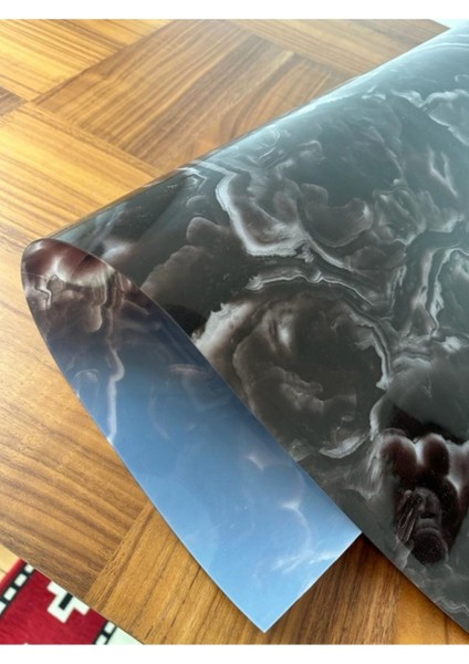 Kahve Mermer Desenli Kalın Pvc Masa Koruyucu ve Pedi fırsatları