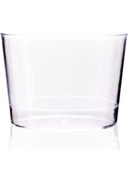 Beyaz Kristal Silindir Kap 180 Ml, 30 Adet, Şık ve Kullanışlı Ambalaj Çözümü