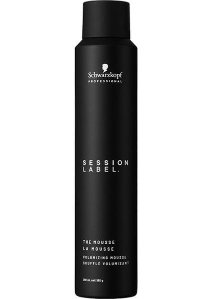 Avantajlı 10 Adet Schwarzkopf Session Label The Mousse Kök Kaldırıcı Hacimlendirici Sprey Köpük 200ML -