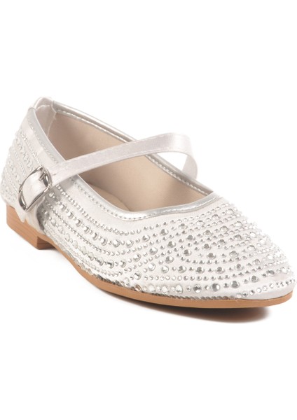 Gümüş Taşlı Tekstil Kadın Babet 038 Z modelleri