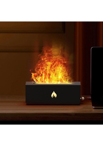 Şömine Görünümü Volkan Difüzörü Çoklu Mod Seçimi Oda Hava Nemlendirici