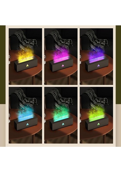 Şömine Görünümü Volkan Difüzörü Çoklu Mod Seçimi Oda Hava Nemlendirici fiyatları