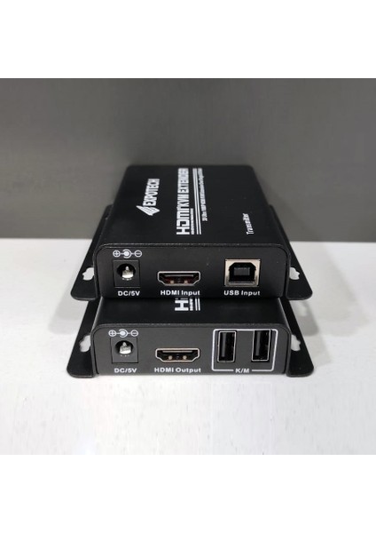 EX-HDMI60KVM HDMI ve USB Verisini Cat6 Kablo Üzerinden Taşıyan Extender 60 Metre