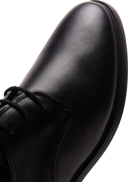 Erkek Siyah Deri Klasik Ayakkabı 25SFD710018