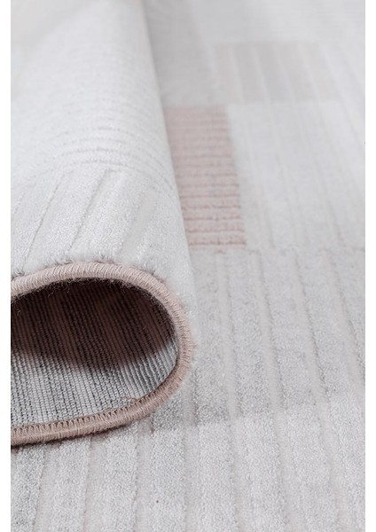 Alaçatı 2605A Gri Pudra Yumuşak Dokulu Modern Salon, Mutfak, Oturma, Çocuk Odası Halısı fiyatları