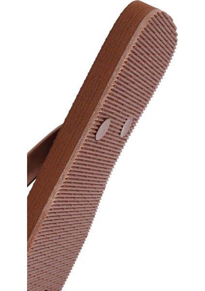 Kadın Kahverengi Taşlı Jelly Terlik 25SFE4920PV