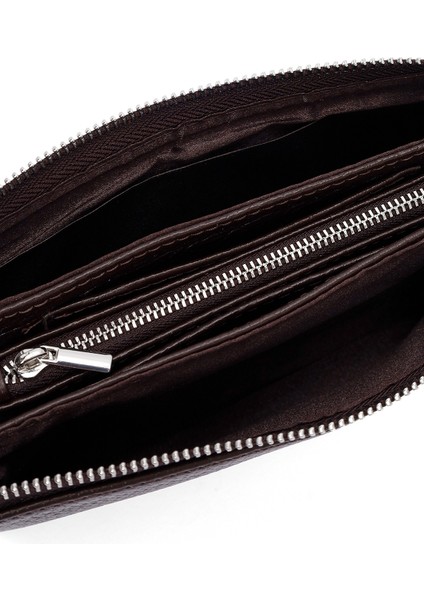 Erkek Kahverengi Deri El Çantası 23WBD3300FT