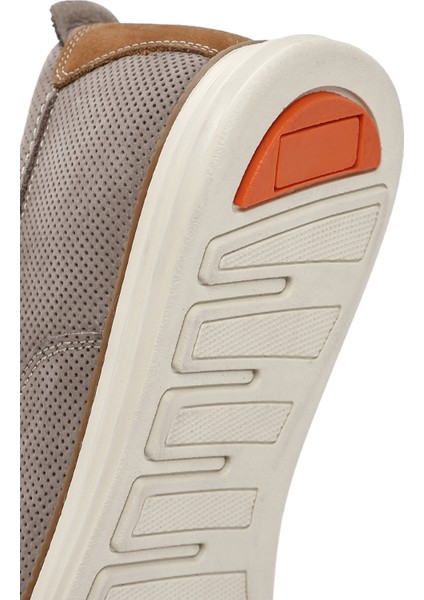 Erkek Vizon Nubuk Deri Casual Loafer 25SFD7104V3