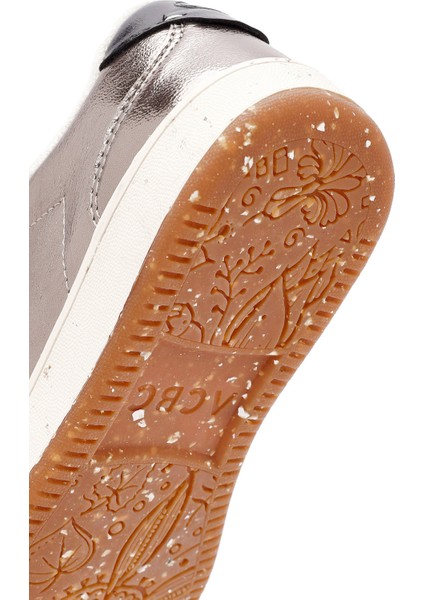 Acbc x Derimod Kadın Bronz Bağcıklı Metalik Sneaker 24WFD435232