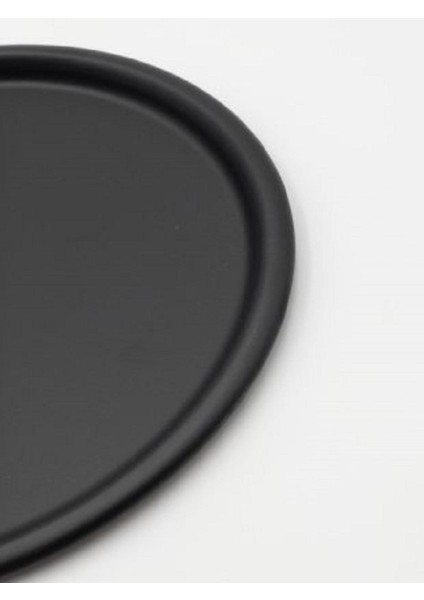 22CM Siyah Metal Dekoratif Sunum Tepsisi, Çay, Kahve ve Pasta Servisi fiyatları