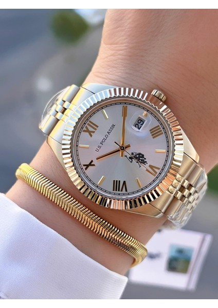 U.s.polo Assn. Çelik Kordon ve Kasa Kararma Renk Atma Yapmaz 2 Yıl Garantili Kadın Kol Saati Mdl.05