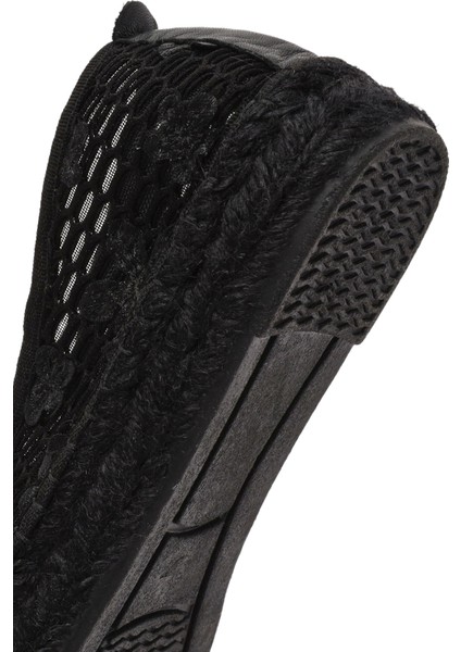 Kadın Siyah Desenli Espadril 25SFD20726F