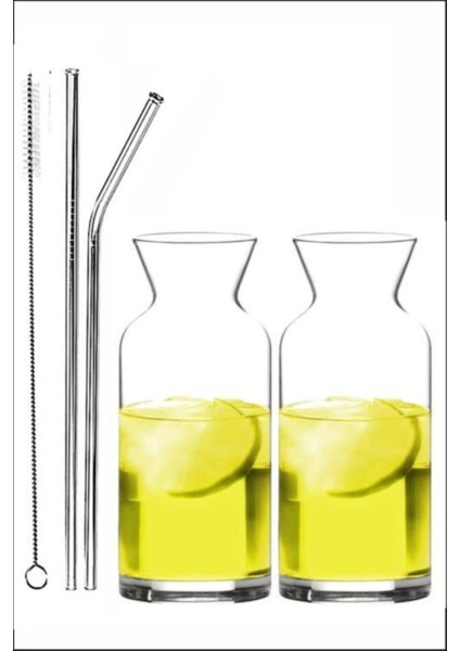4'lü Cam Pipet ve Temizleme Fırçası Seti, 21CM, Turuncu fiyatları