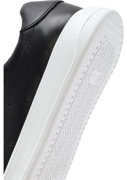 Erkek Siyah Bağcıklı Deri Sneaker 25SFD707518