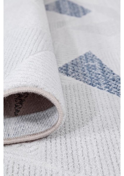 Alaçatı 2604A Gri Mavi Yumuşak Dokulu Modern Salon, Mutfak, Oturma, Çocuk Odası Halısı fiyatları