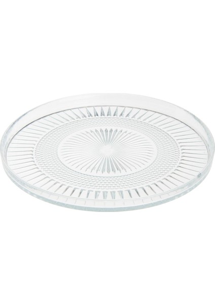 Şeffaf Cam Tabak 16 Cm, Zarif ve Şık, Dayanıklı ve Pratik Kullanım