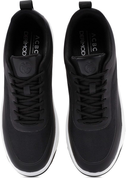 Acbc x Derimod Erkek Siyah Bağcıklı Sneaker 25SFD78016F