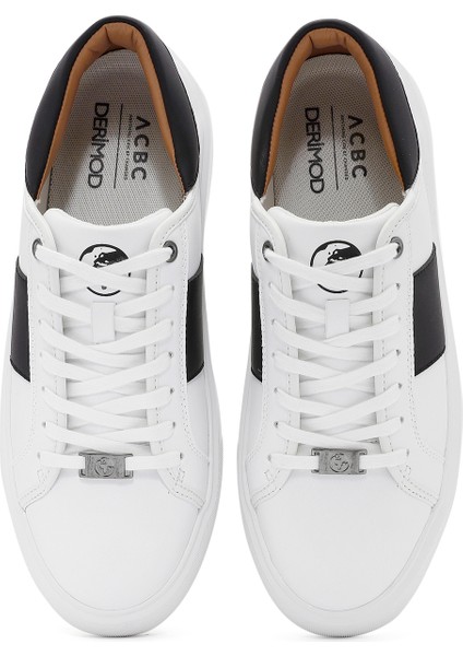 Acbc x Derimod Erkek Beyaz Bağcıklı Sneaker 25SFD780018
