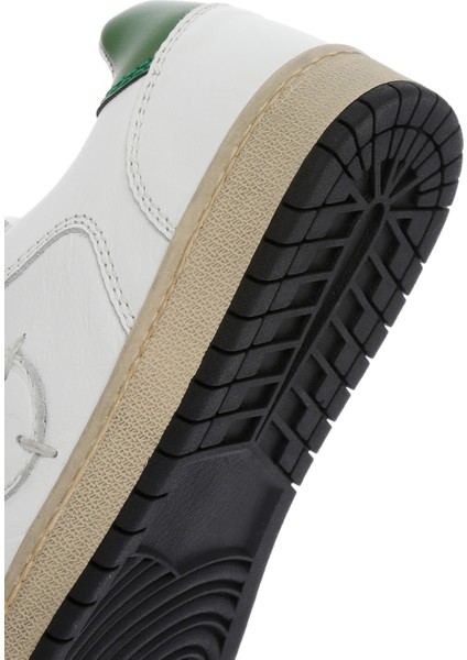 Acbc x Derimod Kadın Beyaz Bağcıklı Deri Sneaker 25SFD435414