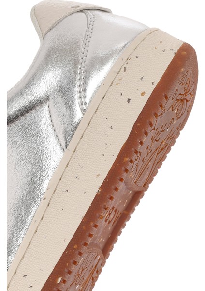 Acbc x Derimod Kadın Gri Metalik Bağcıklı Sneaker 25SFD4353SM