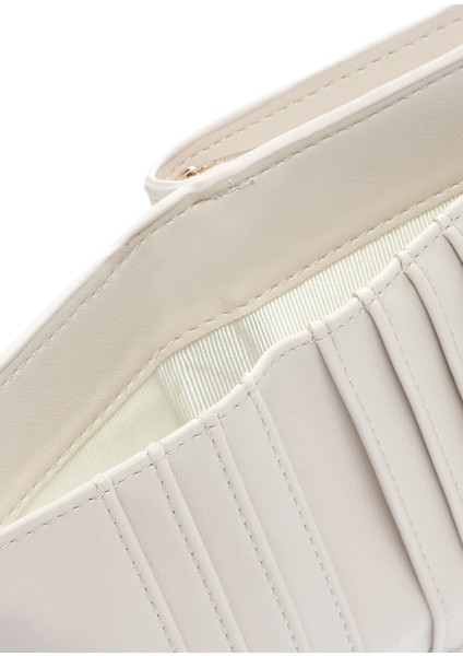 Kadın Krem Baskılı Cüzdan 000A2D563026