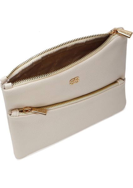 Kadın Krem Uzun Askılı Çapraz Çanta 25SBD2215FT