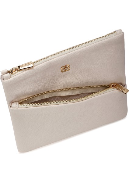 Kadın Krem Uzun Askılı Çapraz Çanta 25SBD2215FT