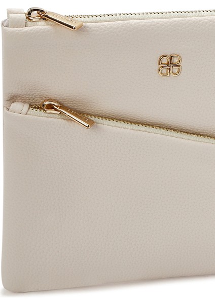 Kadın Krem Uzun Askılı Çapraz Çanta 25SBD2215FT