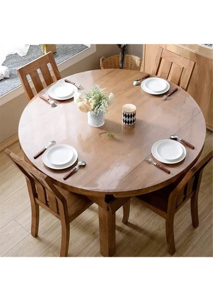 Saydam Yuvarlak Masa Örtüsü Pvc Kalın 1.3mm, Koruyucu ve Estetik Kullanım fırsatları