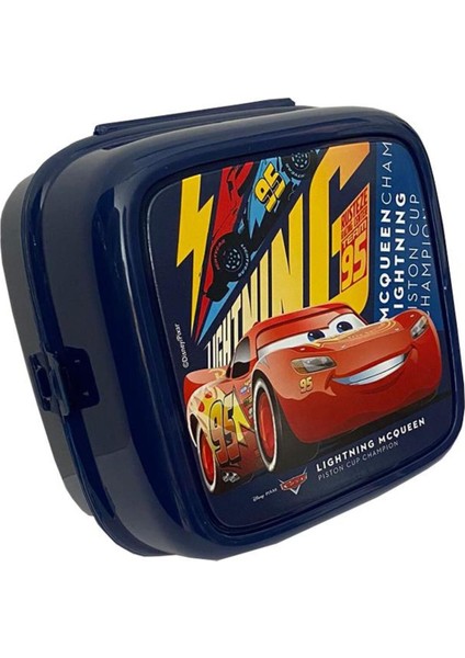 Lacivert 4 Bölmeli Erkek Figürlü Saklama Kabı, Şimşek Desenli, 1 Adet fiyatları