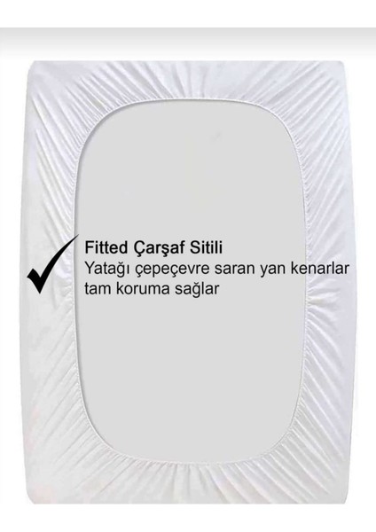 200X200 cm Sıvı Geçirmez Yatak Alezi ve Çarşaf Koruyucu, Beyaz fırsatları