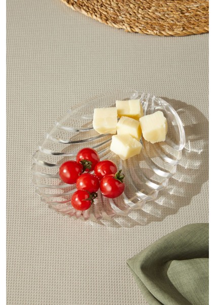 El Yapımı Cam Balık Model Kahvaltı Tabağı, Beyaz, Zarif Tasarım fiyatları