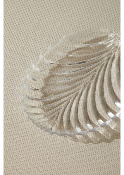 El Yapımı Cam Balık Model Kahvaltı Tabağı, Beyaz, Zarif Tasarım modelleri