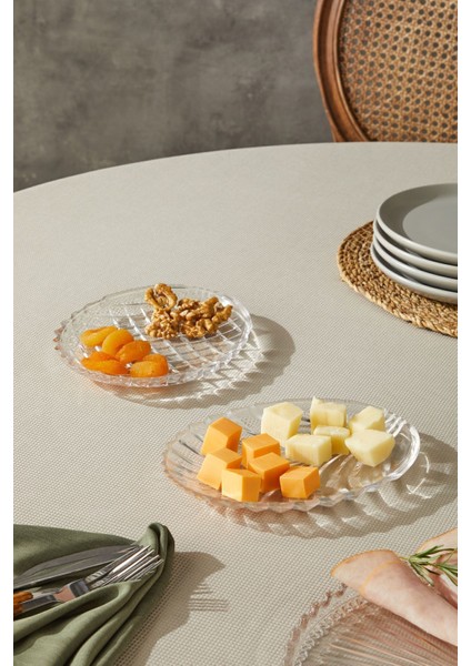 El Yapımı Cam Balık Model Kahvaltı Tabağı, Beyaz, Zarif Tasarım fırsatları