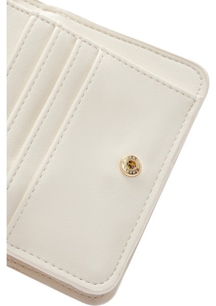 Kadın Krem Baskılı Cüzdan 000A2D563026