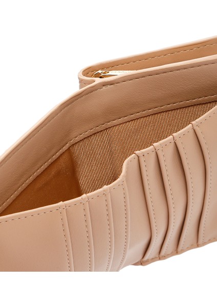 Kadın Bej Baskılı Cüzdan 000A2D563026