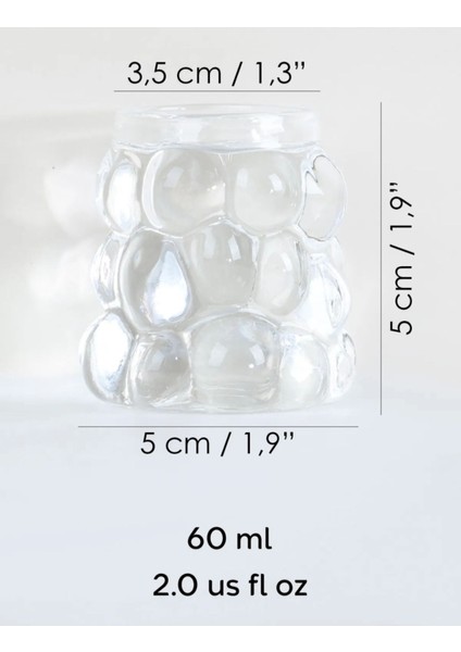 6'lı Üzüm Desenli Cam Bardak, 60 Ml, Kahve Yanı Için Şık ve Zarif Tasarım modelleri