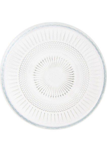 Şeffaf Cam Tabak, 19 Cm, Zarif ve Şık Tasarım, Günlük Kullanım Için Uygun