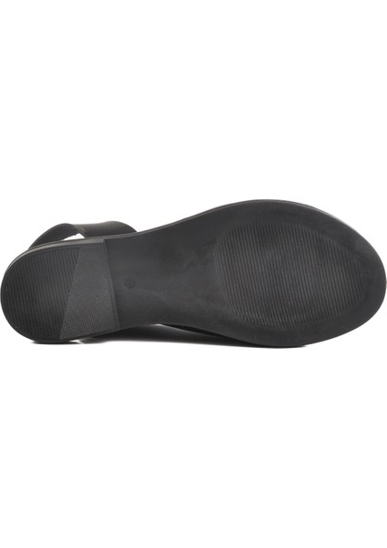 Siyah Ince Taban Hafif Kadın Sandalet 101 Z indirimleri