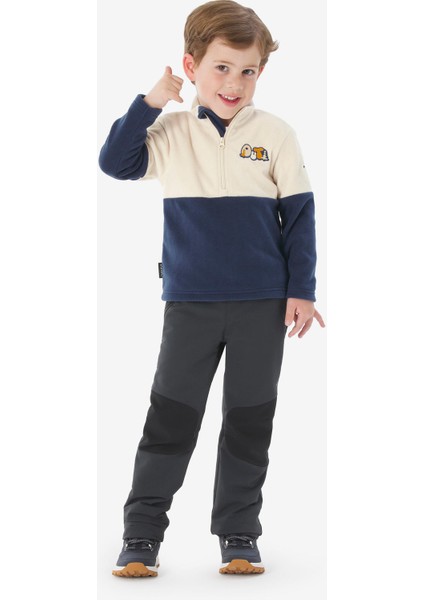 Quechua Çocuk Outdoor Polar Mont - 2/6 Yaş - Bej/mavi - MH500 fiyatları