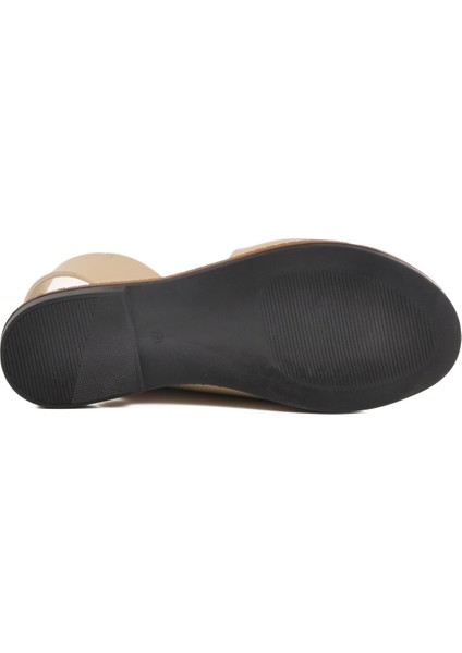 Bej Hafif Ince Taban Kadın Sandalet 102 Z indirimleri