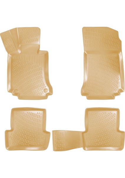 Mercedes C-Serisi W204 Bej 3D Havuzlu Paspas 2006 ve 2014