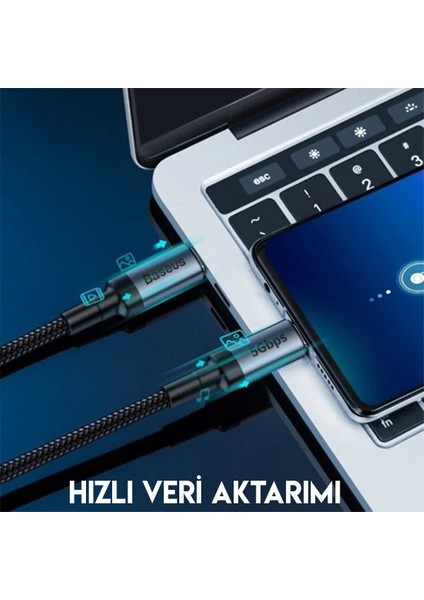 Baseus Cafule Series Type-C Pd3.1 Gen1 60W(20V/3A) 5gbps USB Şarj Kablasu 1metre-(1 - MRS9418-9938 fırsatları