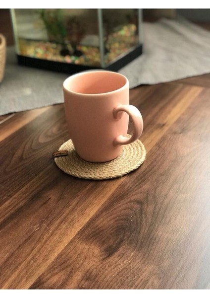 Doğal Hasır 4'lü Bardak Altlığı 12 Cm, Dekoratif ve El Yapımı indirimleri