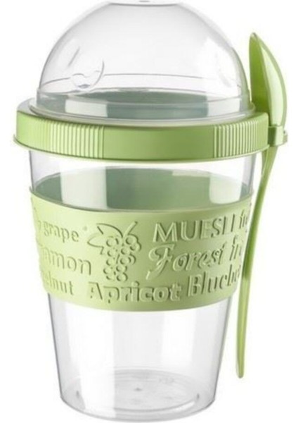 Yeşil Meyve ve Yoğurt Saklama Kabı, Sağlıklı ve Pratik Kullanım