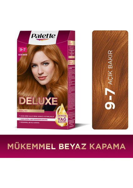 Deluxe Kalıcı Renkler 9-7 Açık Bakır Saç Boyası