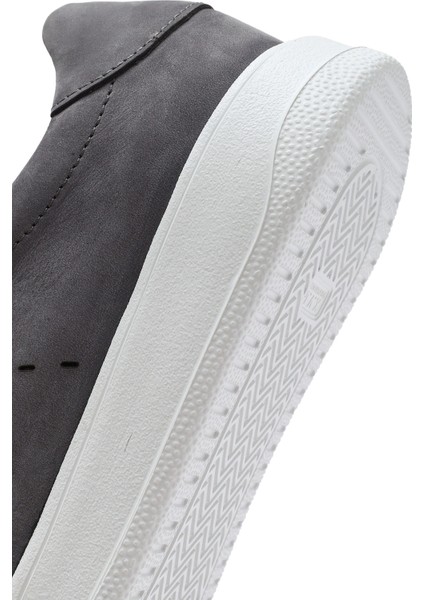Erkek Gri Bağcıklı Süet Deri Sneaker 25SFD707510